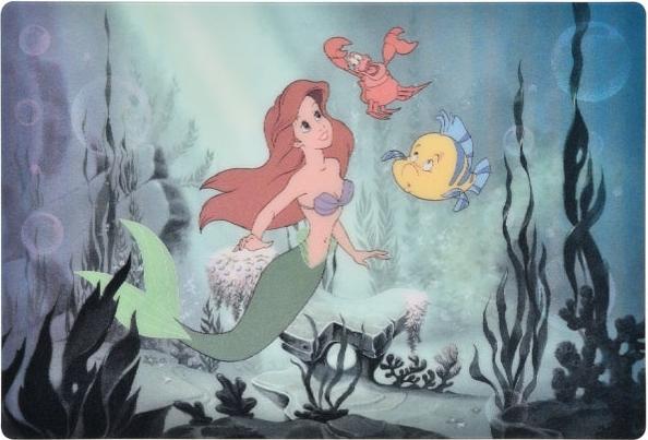 Immagine prodotto Disney Ariel, Flounder, Sebastian cartolina lenticolare (1 pz.)