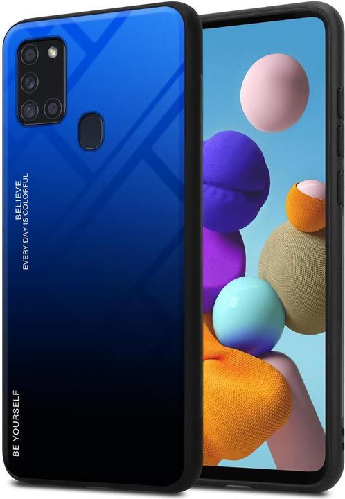 Actual product image Cadorabo TPU 2 colors glass cover (Samsung Galaxy A21s)
