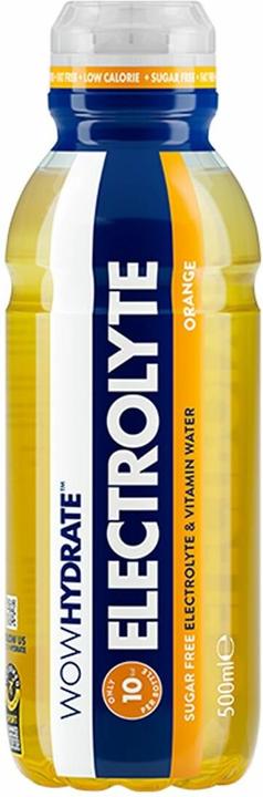 Produktbild Wow Hydrate Electrolyte Water (12 x 500ml) (Orange, 12 x)