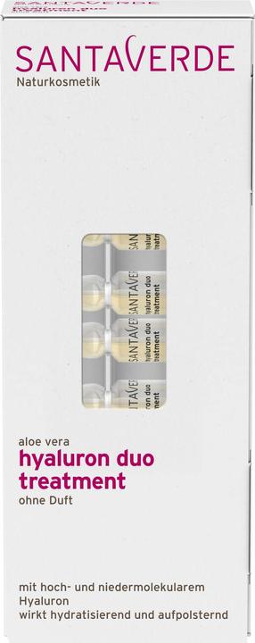 Actual product image SantaVerde Aloe Vera Hyaluron Duo Treatment Ampoules (1 ml)