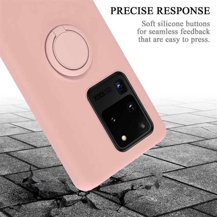 Actual product image Cadorabo TPU Liquid Ring Silicone Case Cover (Samsung Galaxy S20 Ultra)
