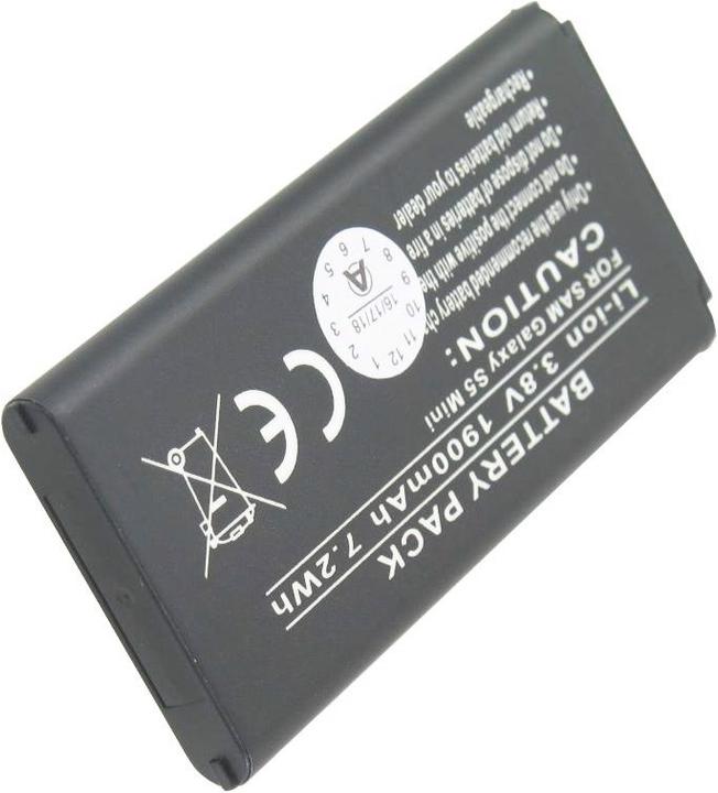 Actual product image Samsung Akku Galaxy S5 Mini Akku EG-BG800, EG-BG800BBE