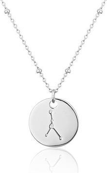JVD Modern silver necklace with zircons Cancer SVLN0327XH2BIRA (chain. pendant)