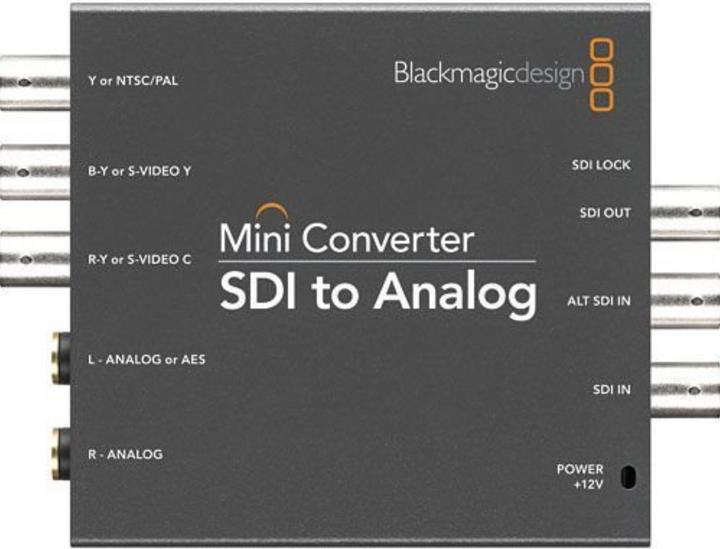 Actual product image Blackmagic Mini Converter SDI-Analog (Digital -> Analog)