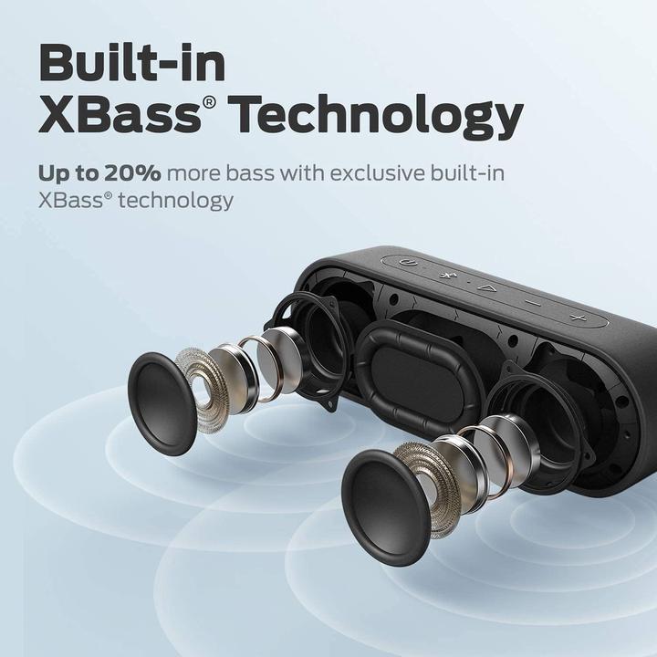 Immagine prodotto Tribit XSound Go impermeabile, 24 ore di funzionamento, nero (24 h, Batteria)