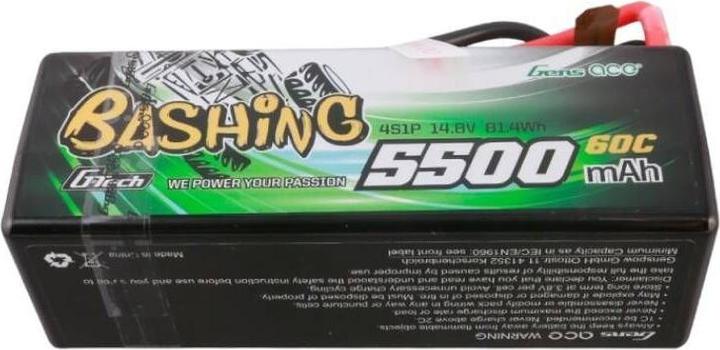 Produktbild Gens Ace G-Tech 5500mAh 4S1P 14.8V 60C HardCase RC car Lipo Battery (14.80 V, 5500 mAh)