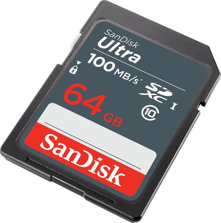 Produktbild SanDisk Ultra (64 GB, SDXC, U1, UHS-I)