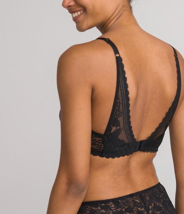 Actual product image La Redoute Collections Recycled Lace Push-up Bra (65 B)