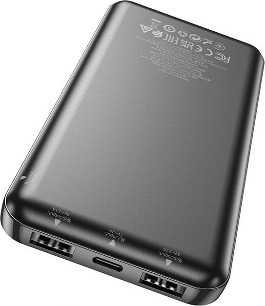 Produktbild Hoco J100 Powerbank 10000 mAh Schwarz (10000 mAh)
