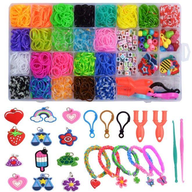 Immagine prodotto MU Classic Telaio di gomma per bambini fai da te per braccialetti e collane