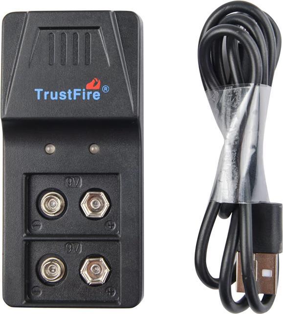Immagine prodotto Trustfire Caricabatterie BC01 9V Block 6F22 Caricabatterie per Li-Ion, Ni-MH (1 pz., Caricabatterie senza batteria)