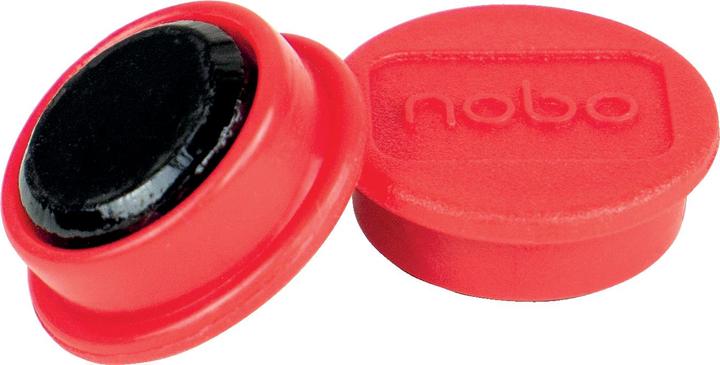 Image du produit Nobo Aimant rond 13mm 1915286 rouge 10 pièces (10 x)