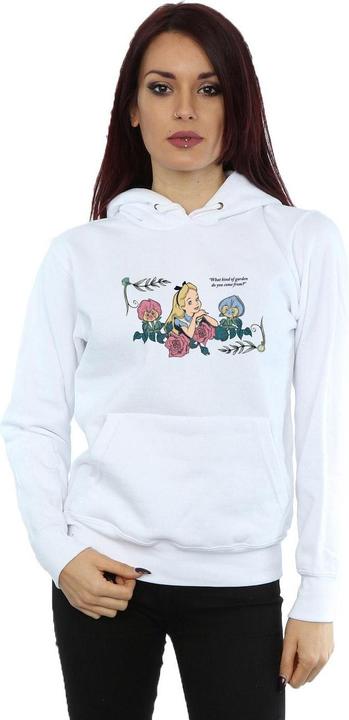 Actual product image Disney Womens/Ladies Alice In Wonderland What Kind Of Garden Hoodie (L)