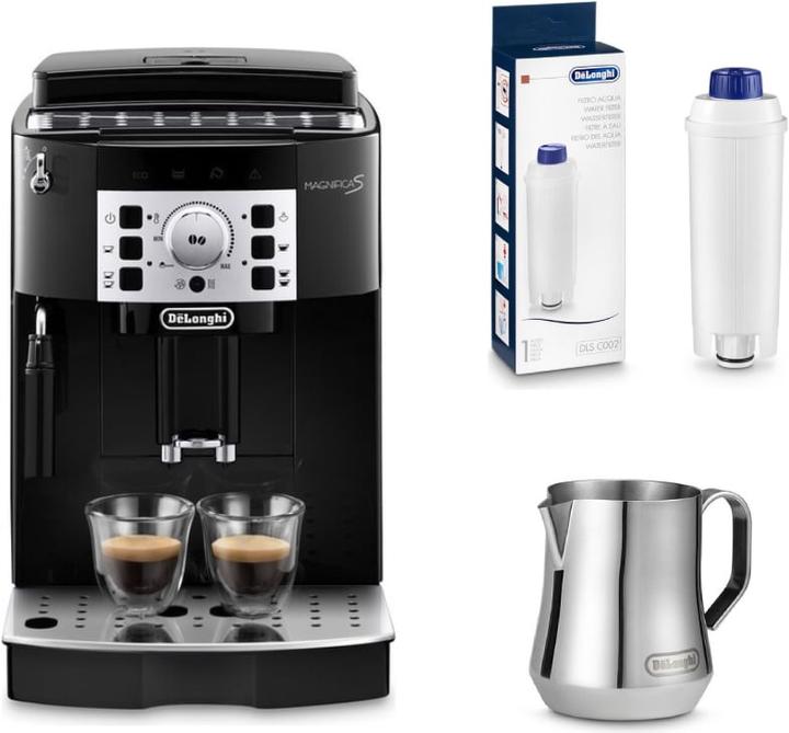 De'Longhi Magnifica S + Wasserfilter + Milchaufschäumkrug Angebotsset
