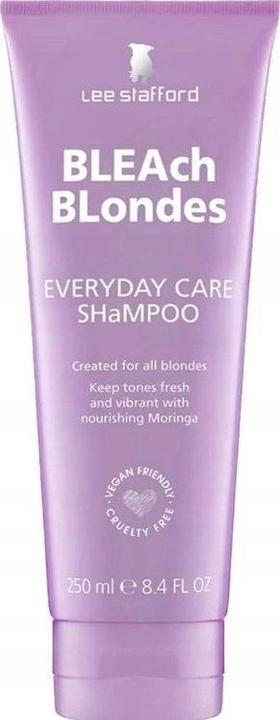 Actual product image Lee Stafford Bleach Blondes Everyday Care Shampoo 250 ml (250 ml, Liquid shampoo)