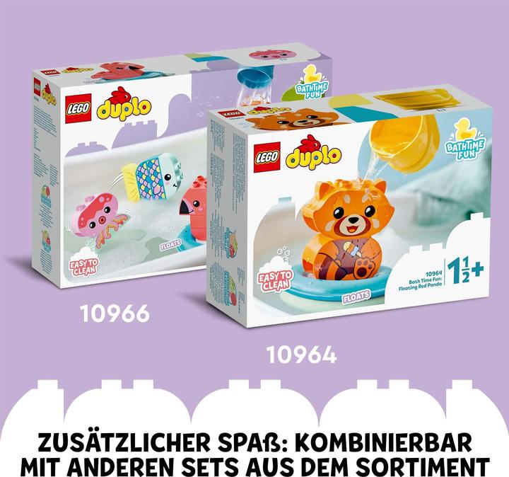 Actual product image LEGO Bathtub fun: swimming animal train (10965)