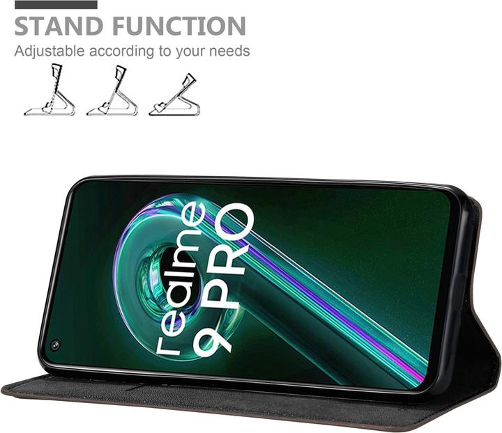 Actual product image Cadorabo Case for Realme 9 5G / 9 PRO / V25 / Q5 / OnePlus Nord CE 2 LITE 5G in Book Invis. Magnet Style (Vivo V25, Realme 9 Pro+, OnePlus North CE 2 Lite 5G)