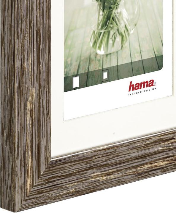 Actual product image Hama Plastic frame Chalet, brown-green (9 x 13 cm)