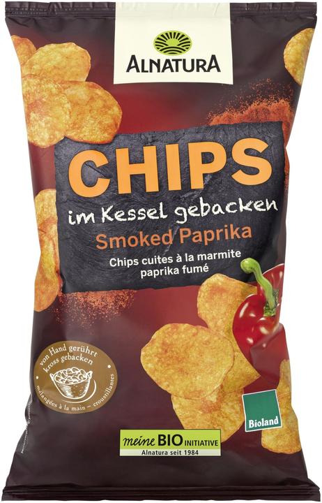 Alnatura Patatine organiche Kettle Chips Smok.Paprika 125g (125 g)