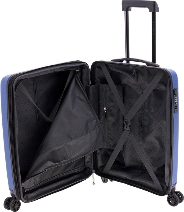 Actual product image Wüsthof 1700 4-wheel cabin trolley 55 cm with stretch fold (36 l, Hand luggage (up to 50 litres))