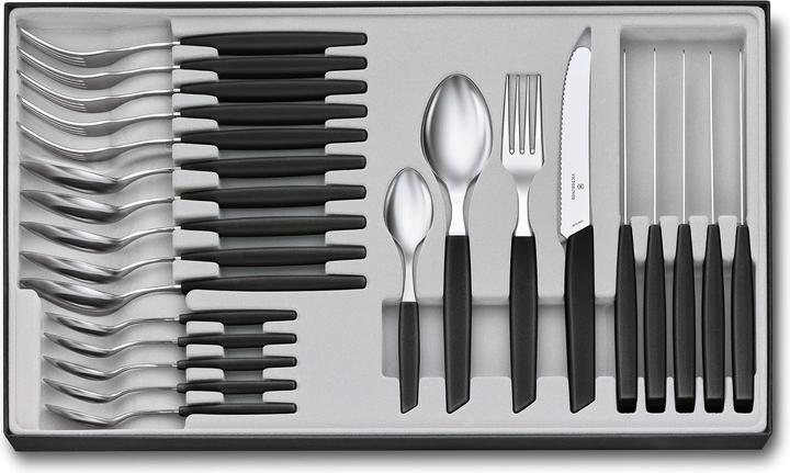 Victorinox Swiss Modern cutlery set (24 Piece, Cutlery set)