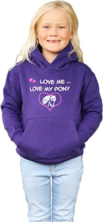 Produktbild British Country Collection Love Me Love My Pony Kapuzenpullover (104)