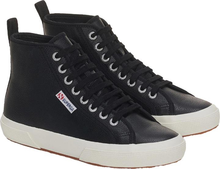 Actual product image Superga Unisex Adult 2750 Tumbled Leather Mid Cut Trainers (43)