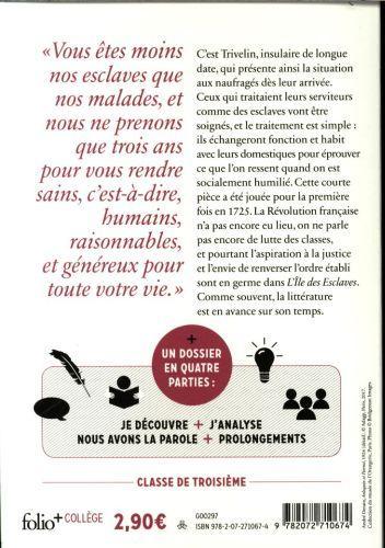 Produktbild L'île des esclaves : texte intégral (Französisch, Marivaux Pierre de, 2017)