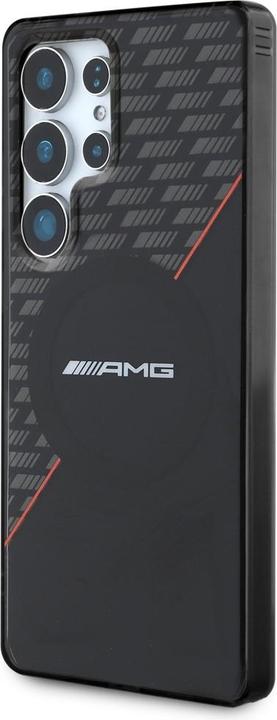 Immagine prodotto Mercedes AMG Double Layer Rhombs MagSafe Case for Samsung Galaxy S25 Ultra - Black/Red (Samsung Galaxy S25 Ultra)