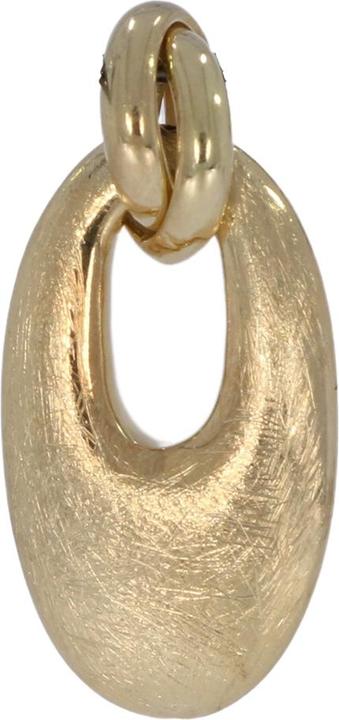Actual product image Xen Pendant oval ice matt gold plated (925 Sterling silver)