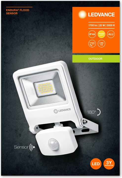 Actual product image Ledvance Endura Flood Sensor (1700 lm, IP44)