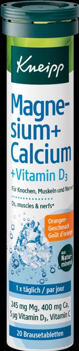 Immagine prodotto Kneipp Magnesio naturale Calcio Vitamina D4 (20 Pezzo/i, Compressa effervescente)