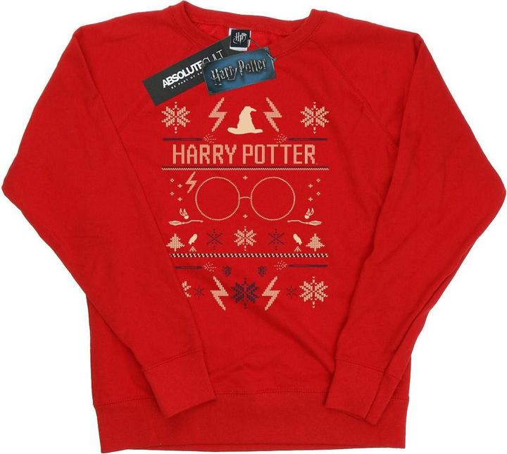 Actual product image Womens/Ladies Christmas Pattern Sweatshirt (XL)