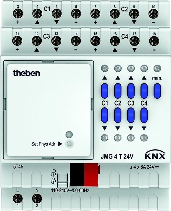 Produktbild Theben JMG 4 T 24V KNX (Heizungsaktor)