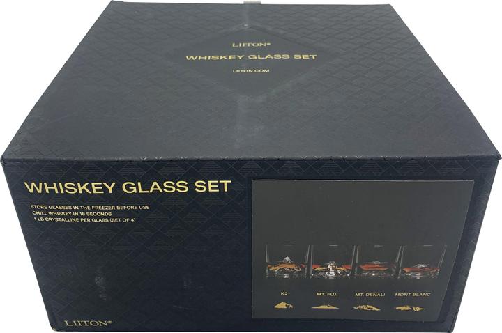 Actual product image Lite-On The Peaks Whiskeygläser 4er-Set (2.50 dl, 4 x, Whisky glass)