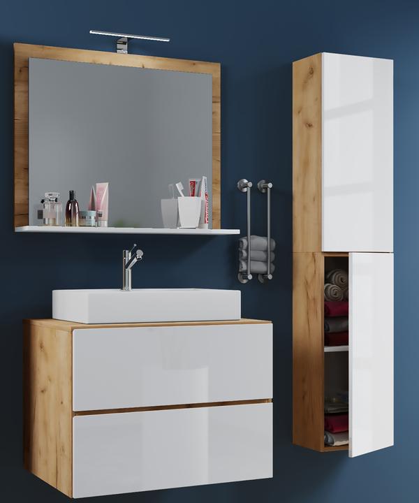 Actual product image VCM 4-piece wash place washbasin Lendas drawer