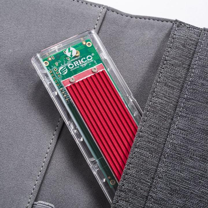 Produktbild Orico Other Computer Accessory TCM2-C3 M.2 NVME to USB-C 10Gb/s Disk Drive - Red (M.2)