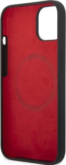 Actual product image Ferrari FEHMSIP14MBK iPhone 14 Plus 6.7" czarny/black hardcase Silicone Metal Logo Magsafe (Apple iPhone 14 Plus)