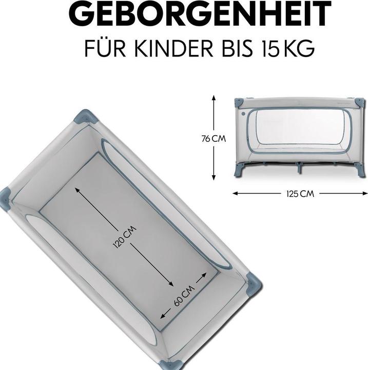 Produktbild Hauck Reisebetten Reisebett Set Dream N Play Plus inkl. Alvi