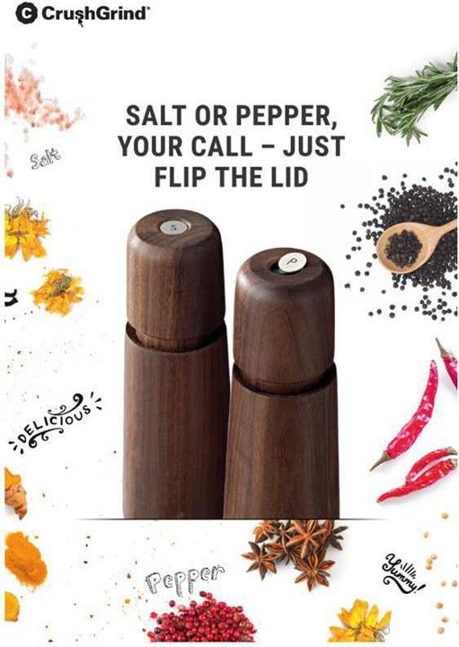 Actual product image Crush Grind CrushGrind Pepper Mill Stockholm Mini (Pepper)