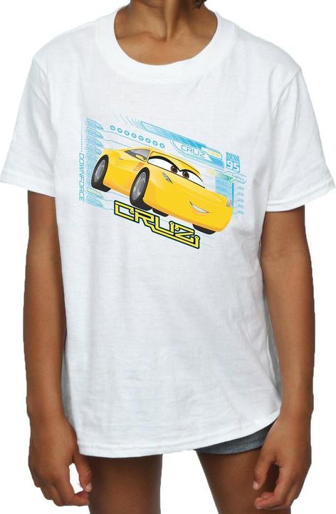 Actual product image Disney Girls Cars Cruz Ramirez Cotton T-Shirt (128)