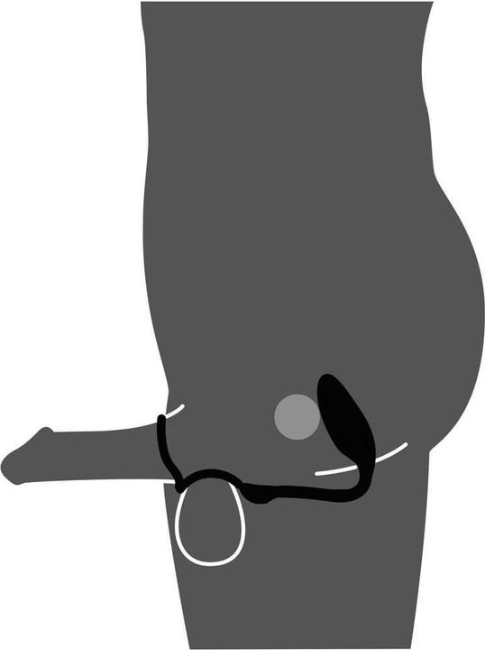 Actual product image Rebel Cock and Ball Ring with a RC Butt Plug (4.30 cm)