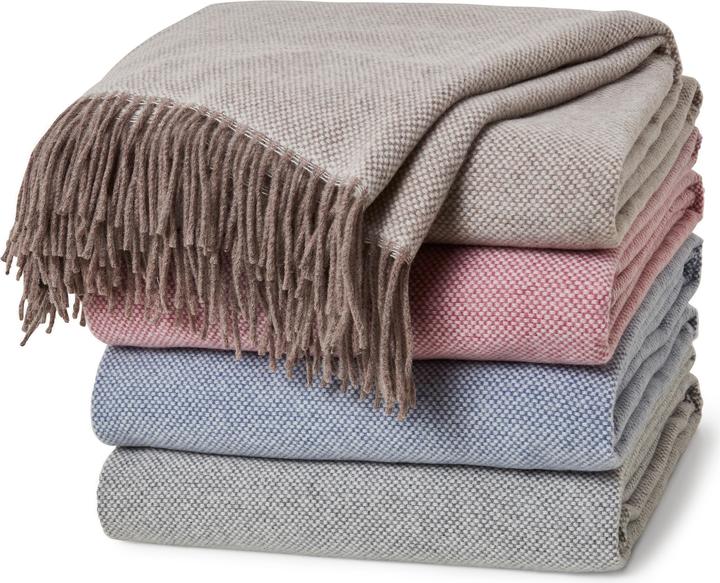 Actual product image Schlossberg Living blanket ANOUK light grey (130 x 200 cm)