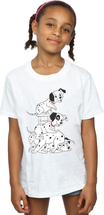 Image du produit 101 Dalmatians T-shirt en coton pour filles Chair (152, 158)