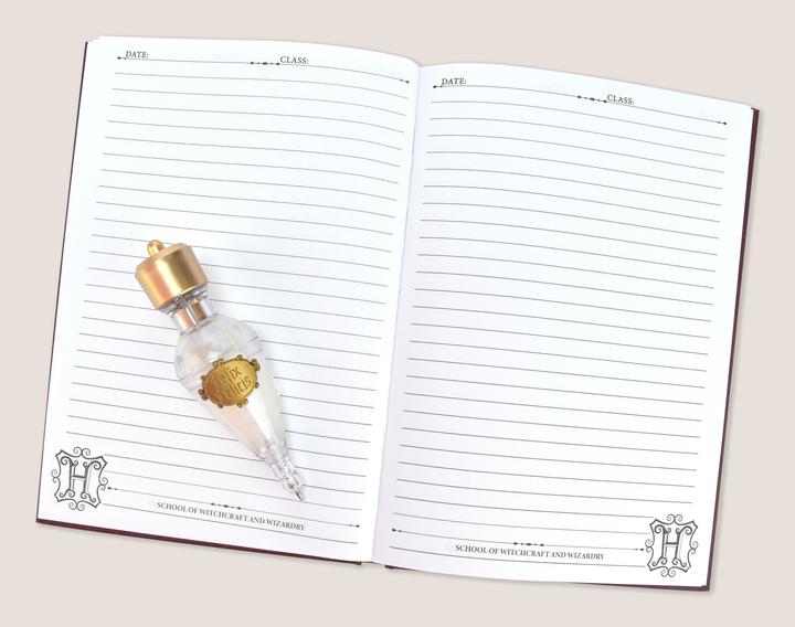 Actual product image Blue Sky Harry Potter stylo à potion Hogwarts (Gold, Transparent, 1 x)