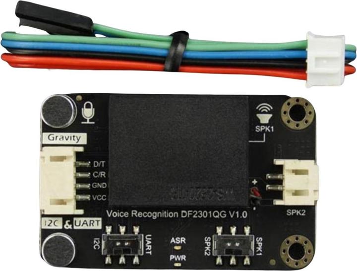 Immagine prodotto DFRobot Modulo di riconoscimento vocale Gravity per I2C e UART