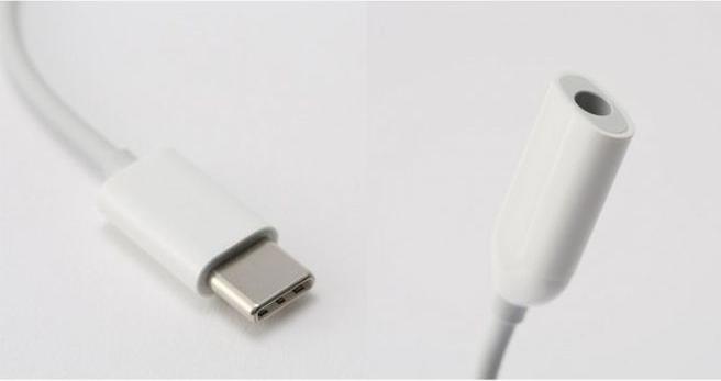 Actual product image Xiaomi Type-C to 3.5mm Headphone Adapter (3.5mm jack, USB Type C)