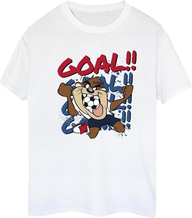 Immagine prodotto Looney Tunes Taz Goal Goal Goal Maglietta Ampia Donna (S)