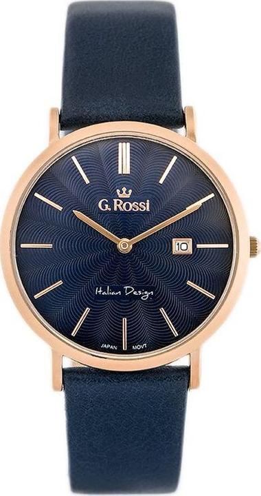 Produktbild Gino Rossi WATCH MEN'S WATCH - 10853A - SLIM (zg184h) + universal BOX