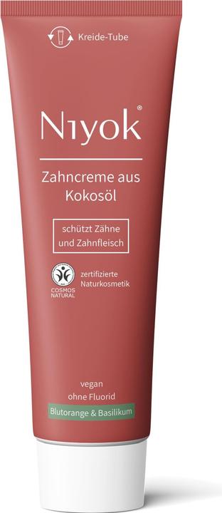 Image du produit Niyok Dentifrice Huile de coco Orange sanguine & Basilic 75 ml (75 ml)